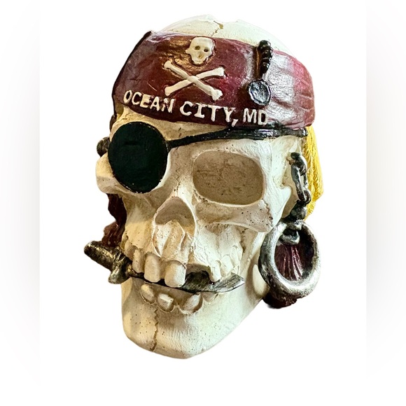 Other - Ocean City Maryland Pirate Skull Coin Bank Collectible